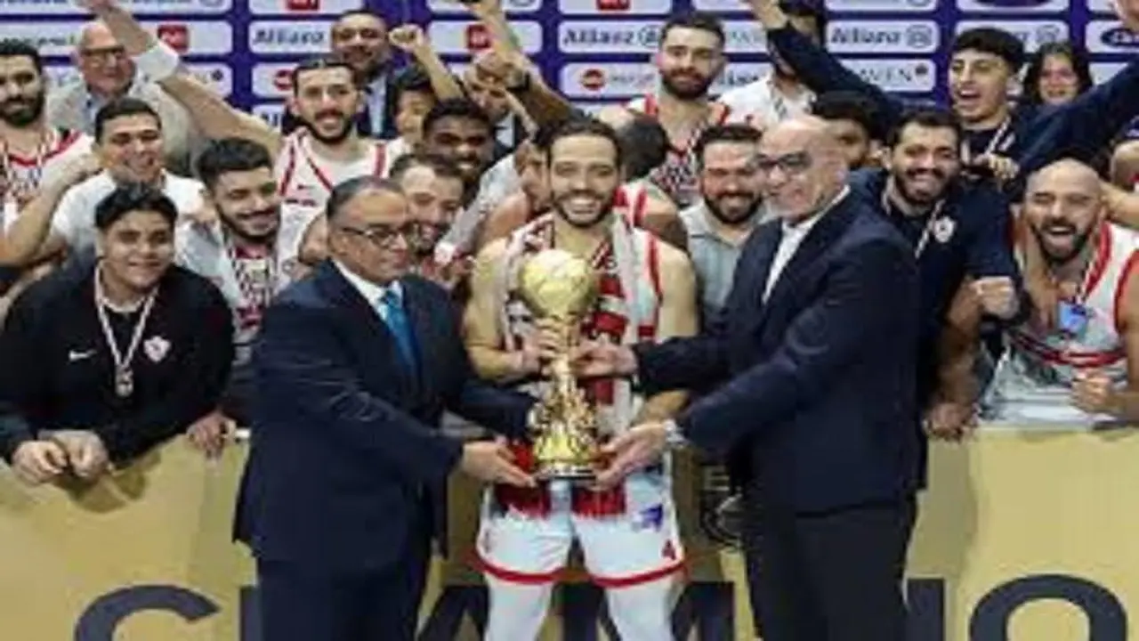 الزمالك يقيم احتفالية خاصة لتكريم فريق السلة بعد التتويج بكأس مصر